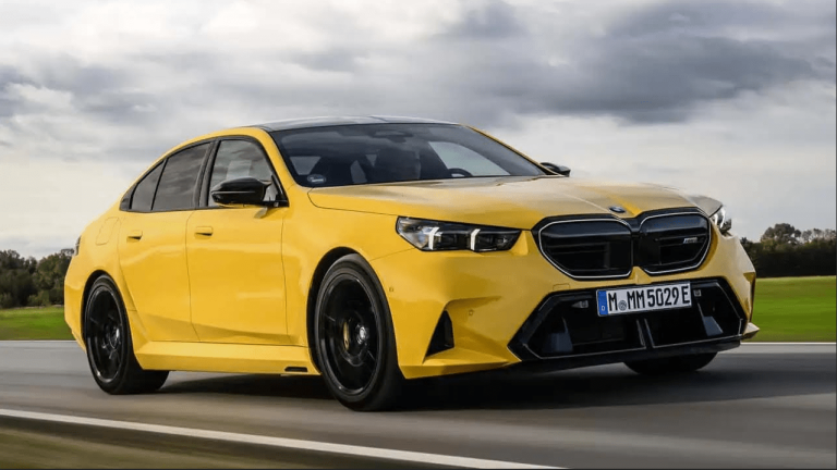 The 2025 BMW M5 High Performance PHEV Plug in Hybrid Sport Sedan