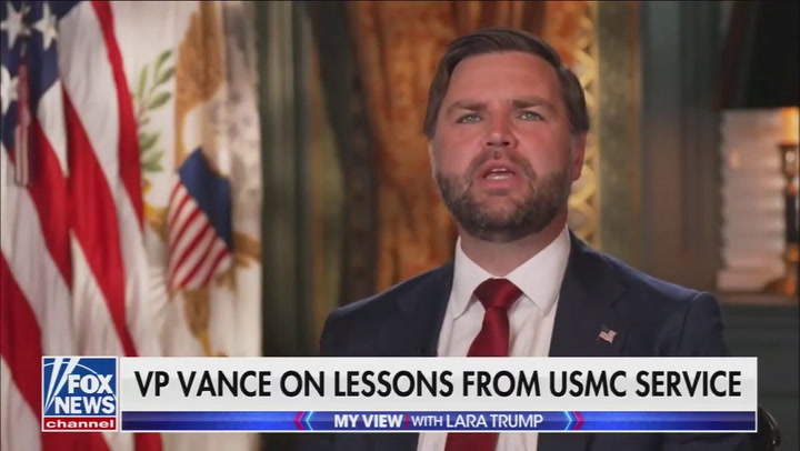 Donald Trump famously avoided the Vietnam War thanks to bone spurs. But Vance wouldn’t be “shocked” to learn POTUS had been a Marine.