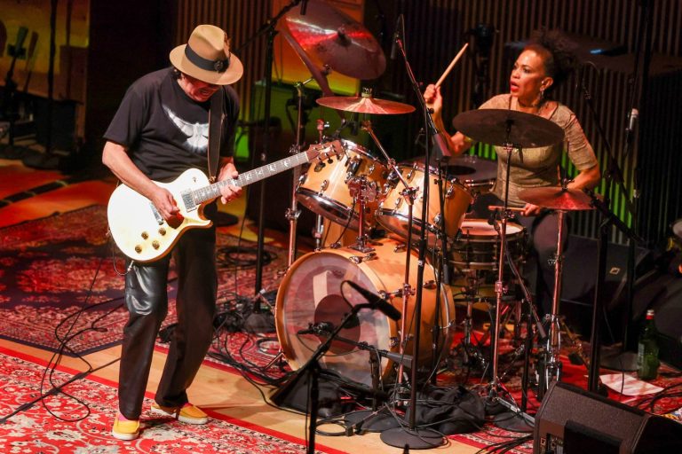 Carlos Santana performs in concert at SFJAZZ Center in San Francisco