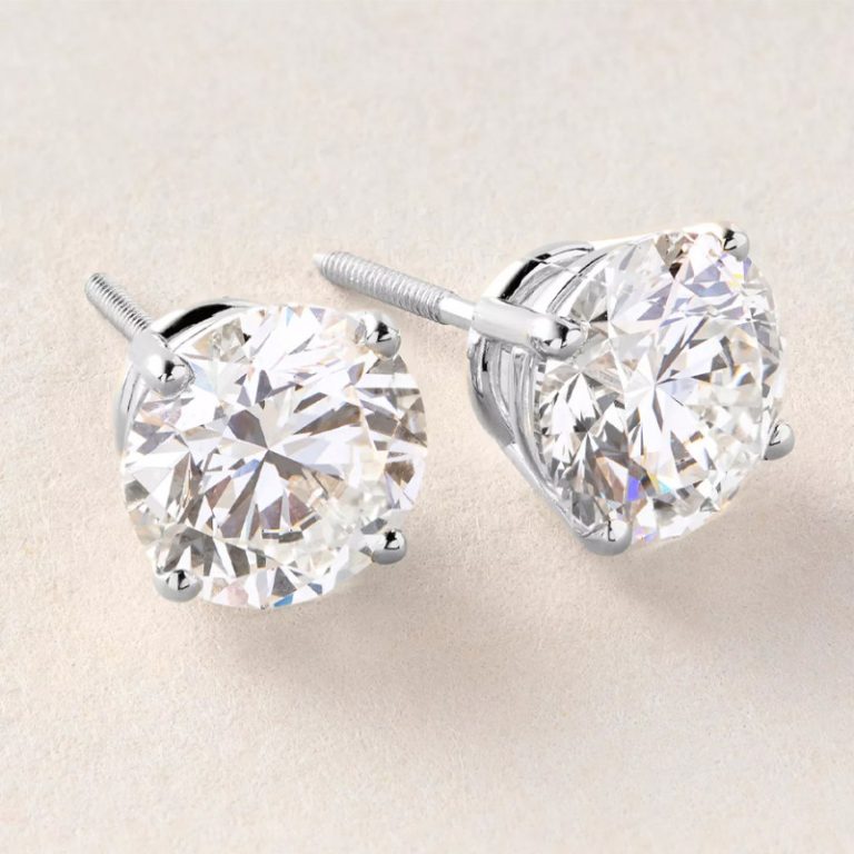 ShopHQ has a pair of 14K white-gold diamond stud earrings on sale for only $200
